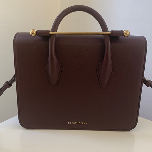 Strathberry Handbags - Strathberry MC Mini Burgundy